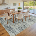 10x12 Area Rugs for Living Room Washable Rug: Anti-Skid Abstract Modern Living - Image 9