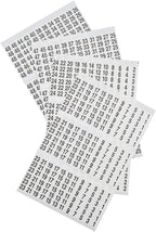 Klein Tools 56250 Wire Marker Book for Cable Management, Electric Panel Organization Wire Label Stickers, Numbered 1-48