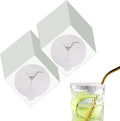 Drink Protection Cap 100 Pack,drink covers for alcohol protection，Universal Cup Lidfor wine glasses and tumblers. Easy to carry, night out, bar, party, (100 Pack)
