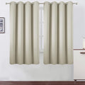 LEMOMO Light Beige Thermal Blackout Curtains/52 x 63 Inch/Set of 2 Panels Room by Lemomo