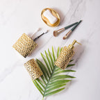 Goldenr Ceramic Bathroom Accessories Set Complete, Modern Decor,4PCS