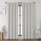 Simplebrand Ava Natural Blackout Curtains by Simplebrand