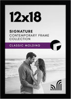 Americanflat 12x18 Picture Frame - Engineered Wood - Black