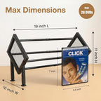 PUTNATRURE DVD Storage Rack, Expandable Video Game Shelf & Blu Ray Holder