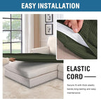 H.VERSAILTEX Super Stretch Individual Chaise Cover Sectional Couch Covers - Image 5