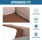 H.VERSAILTEX Super Stretch Individual Seat Cushion Covers Sofa Covers Couch - Image 6