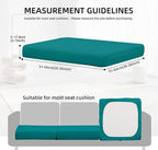 12Pcs Outdoor Cushion Covers, Patio Cushion Covers, Stretch Elastic Slipcovers - Image 2