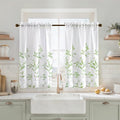 HOMEIDEAS Kitchen Curtains, Short Non-See-Through Privacy 30X36 Inch Length by HOMEIDEAS