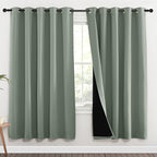 NICETOWN 100% Blackout Window Curtain Panels, Full Light Blocking Drapes - Image 2