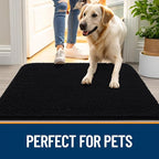 OLANLY Dog Door Mat for Muddy Paws 70x24, Absorbs Moisture and Dirt, Absorbent - Image 6
