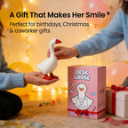 Desk Goose 7 Inch Mini Desktop Goose Statue Office Desk Decor