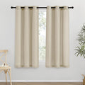 NICETOWN Thick Linen Blend Curtains Flax Textured by NICETOWN