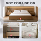 B-Land Bed Sheet Holders for Corners:Non-Stretch Fitted Sheet Grippers