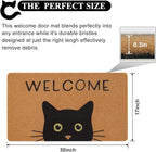 UINI Door Mat Cat Welcome Mat, Non-Slip Cat Welcome Mats - Image 3