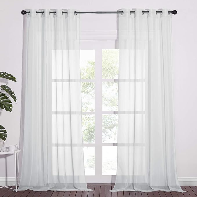 NICETOWN Soft Voile Sheer Curtains by NICETOWN