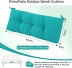 Outdoor Bench Cushion Waterproof, Tufted Bench Seat Cushion