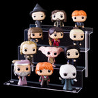 12 x 9 inch Clear Acrylic Display Riser, 4-Step, 4 Pack