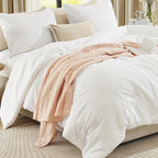 WRENSONGE Queen Comforter Set-3 Pieces Soft Comforters Queen Size Bedding