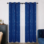 Deconovo Blackout Curtains, 38 x 90 Inch Drapes - Image 2