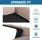 H.VERSAILTEX Super Stretch Individual Seat Cushion Covers Sofa Covers Couch - Image 6