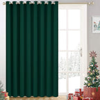 Yakamok Blackout Extra Wide Thermal Insulated Curtains, Total Shade Patio Door by Yakamok