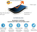H.VERSAILTEX Blackout Patio Curtains 100 x 84 Inches - Image 4