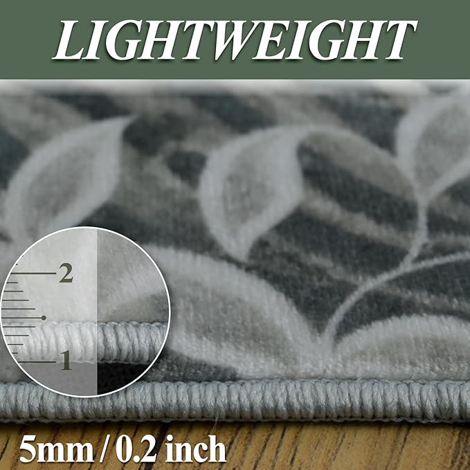Area Rugs - 8x10 Rugs for Living Room, Non Slip Indoor Boho Area Rug Carpet - Image 4