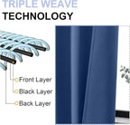 Simplebrand Ava Royal Blue Blackout Curtains - Image 5