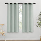 NICETOWN Thick Linen Blend Curtains Flax Textured by NICETOWN