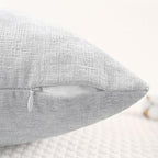 CaliTime Throw Pillow Covers Decorative 20 X 20 Inches Pack of 2 Cozy Chenille - Image 3