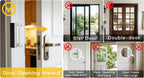 4 Pack Home Security Door Reinforcement Lock Door Latch for Kids Safety