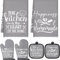 Sratte 6 Pcs Kitchen Decor Accessories Set, Kitchen, Gray
