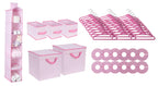 Delta Children Nursery Storage 48 Piece Set - Easy Storage/Organization Solution - Keeps Bedroom, Nursery & Closet Clean, Beige