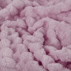 Puncuntex Light Purple Throw Blanket 60"×80" inches Fuzzy 3D Jacquard - Image 6