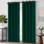 Yakamok Dark Green Blackout Curtains - Image 6