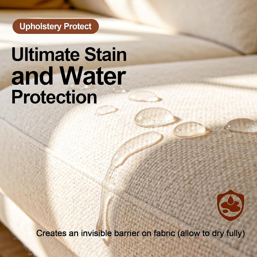 Waterproof Fabric Protector Spray: 12.8oz Water & Stain Repellent