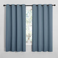 NICETOWN Smoky Blue Blackout Curtains 68 inches Length by NICETOWN