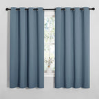 NICETOWN Smoky Blue Blackout Curtains 68 inches Length by NICETOWN