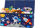 Large Toy Box Collapsible Chest Organizer with Flip Lid for Kids