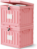 Lockable Plastic File Box with Lid for Letter-Size