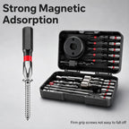 27‑in‑1 Magnetic Screwdriver Bit Set, Hex Socket Tool Kit