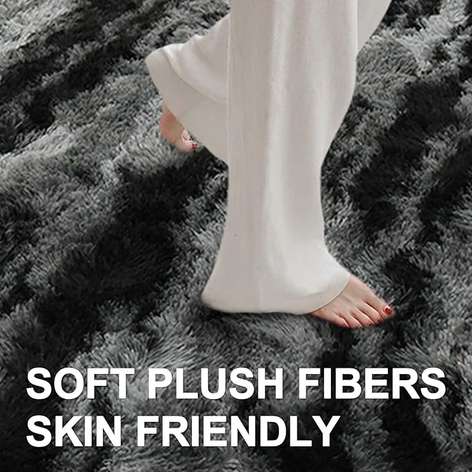 8x10 Ft Extra Large Shag Rugs for Living Room, Ultra Soft Fluffy Furry Area - Image 4