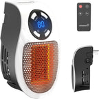 Portable Electric Space Heater 450W, Ceramic Room Heater with Tip-over and Overheat Protection, Fast Heating for Indoor Office Home, ETL Certified