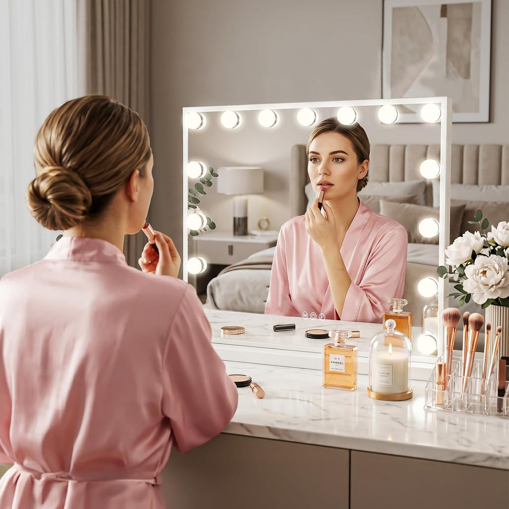 FENCHILIN Vanity Mirror with Lights, Hollywood Makeup Mirror