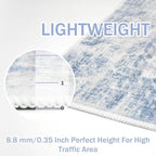 IOHOUZE Abstract Area Rug 4x6 Ft Washable Rugs - Image 5