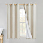 NICETOWN Linen Blackout Curtains by NICETOWN