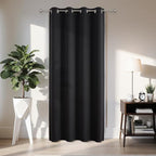 Joydeco Blackout Door Curtain for Doorway Privacy 90 Inches Long, Grommet by JOYDECO