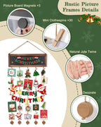 Bikoney Picture Frames Collage Photo Hanging Display with Chalkboard