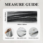 Artoid Mode 6-Pack Pearl Black Gauze Table Runner 10FT Home Decor