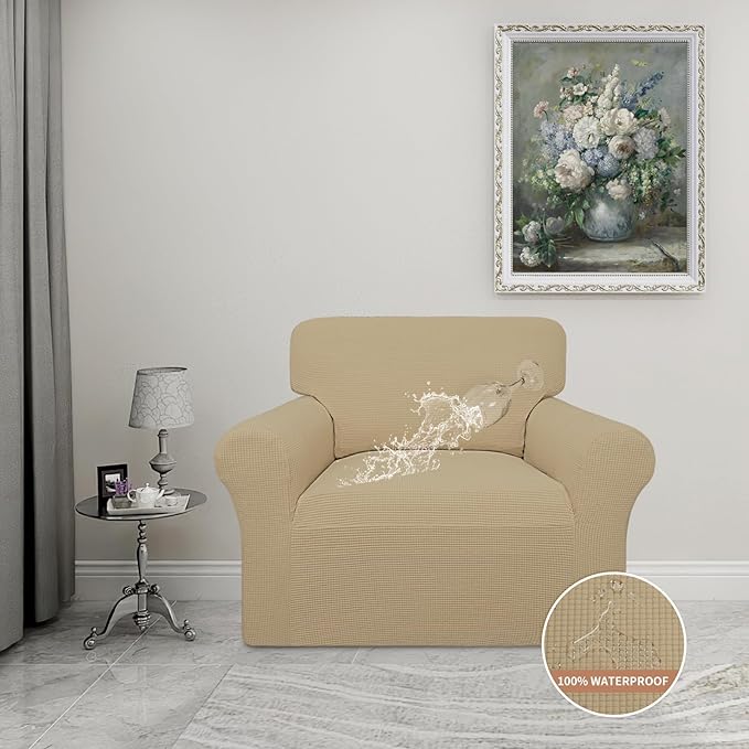 Easy-Going 100% Waterproof Oversized Chair Couch Cover, Dual Waterproof Sofa - Image 2